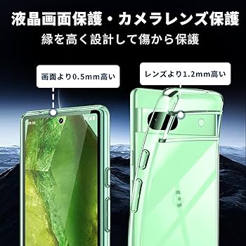 Amazon.co.jp: Blxnyt Google Pixel 8a ケース クリア MIL規格